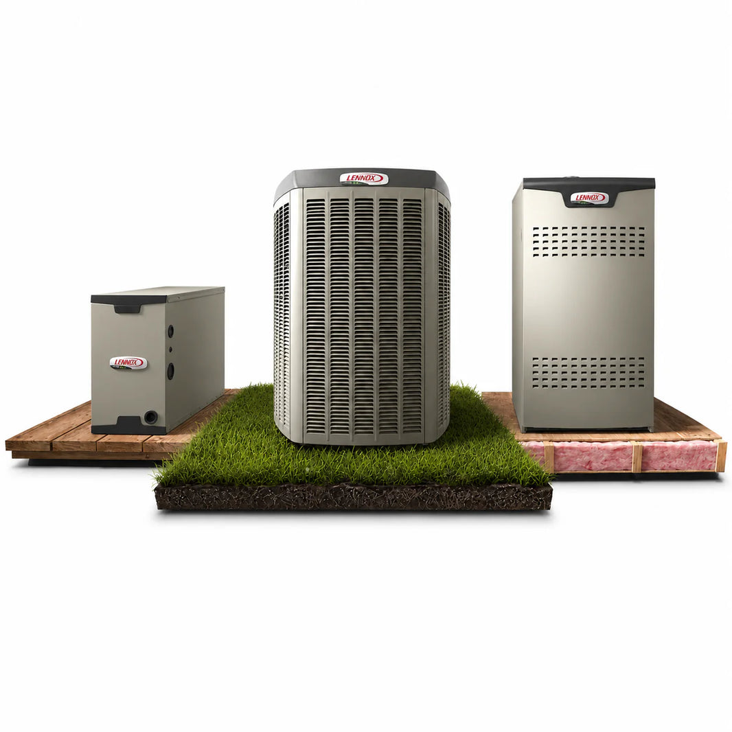 Lennox Elite EL18KCV - 2.0 Ton AC w/ SL280V 2-Stage 80% AFUE Furnace (Vertical) + CK40CT-24A Coil - 16.0 SEER2 with Install