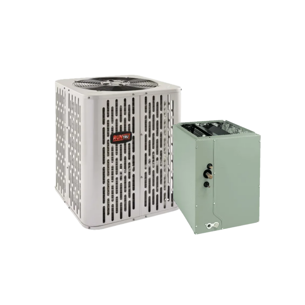 RunTru - 1.5 -Ton - 14.3 SEER2 - Single-Stage - Condenser and '003' Coil Bundle - with install - Fort Worth TX Area Supply