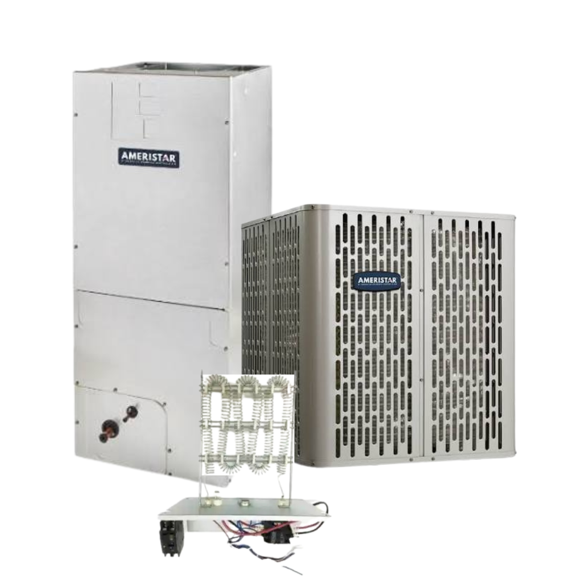 Ameristar A5HP4 - 2 Ton - 14.3 SEER2/7.5 HSPF2 Heat Pump with A5AHC002A1B Air Handler - Single-Stage - Heat Pump System - with install