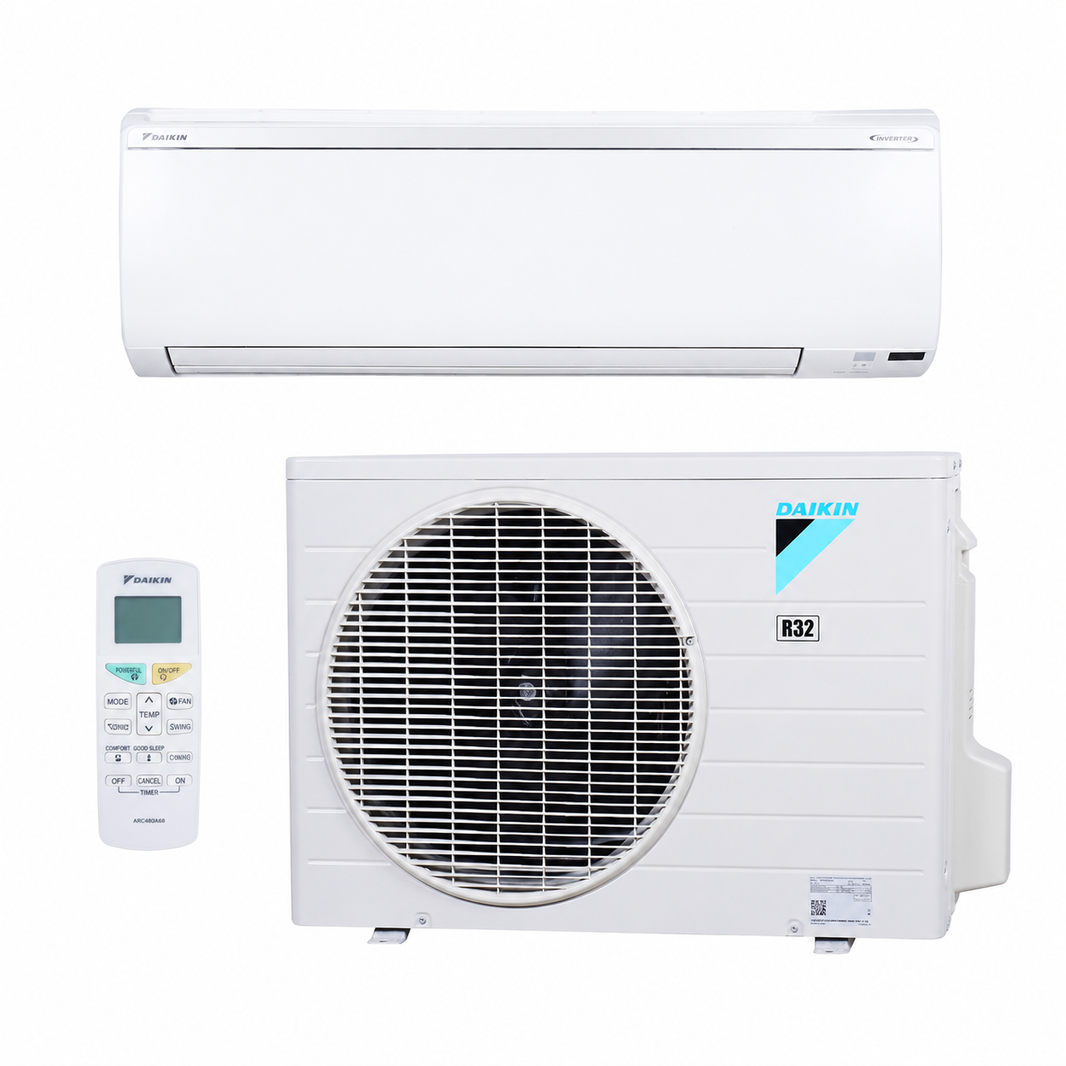 Daikin ATMOSPHERA - 9K BTU - Single-Zone Wall Mount Heat Pump Premium - 27.4 SEER2 with Install
