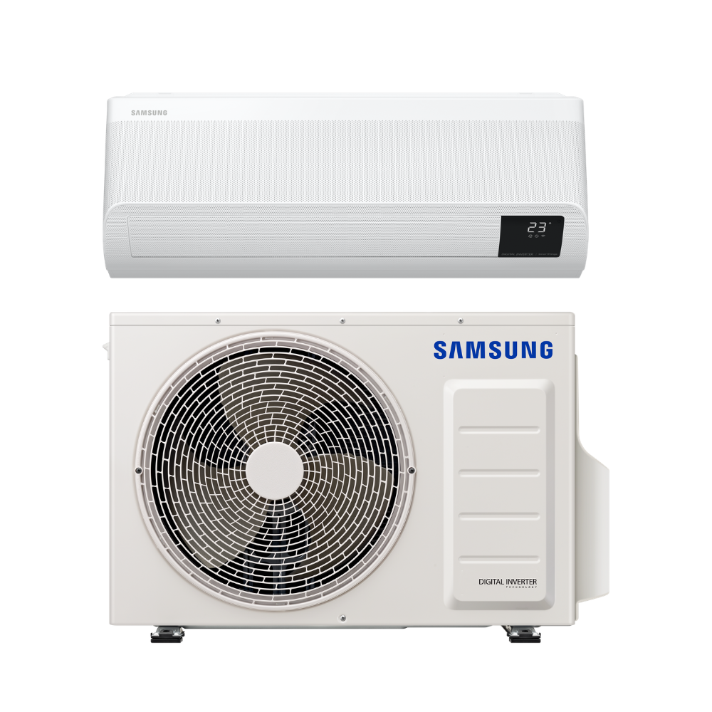 Samsung Wind-Free Standard - 12K BTU - Single-Zone Wall Mount Heat Pump - 24.0 SEER2 with Install
