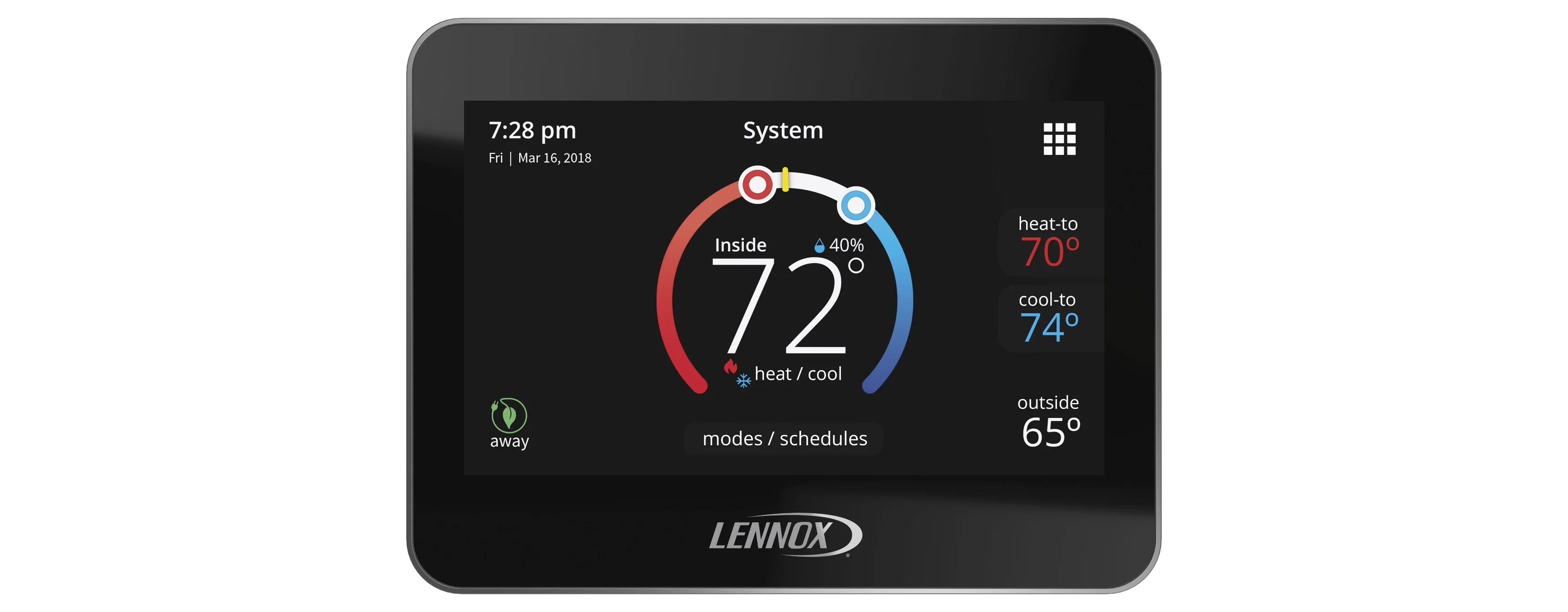 Lennox M30 Touchscreen Smart Programmable Thermostat