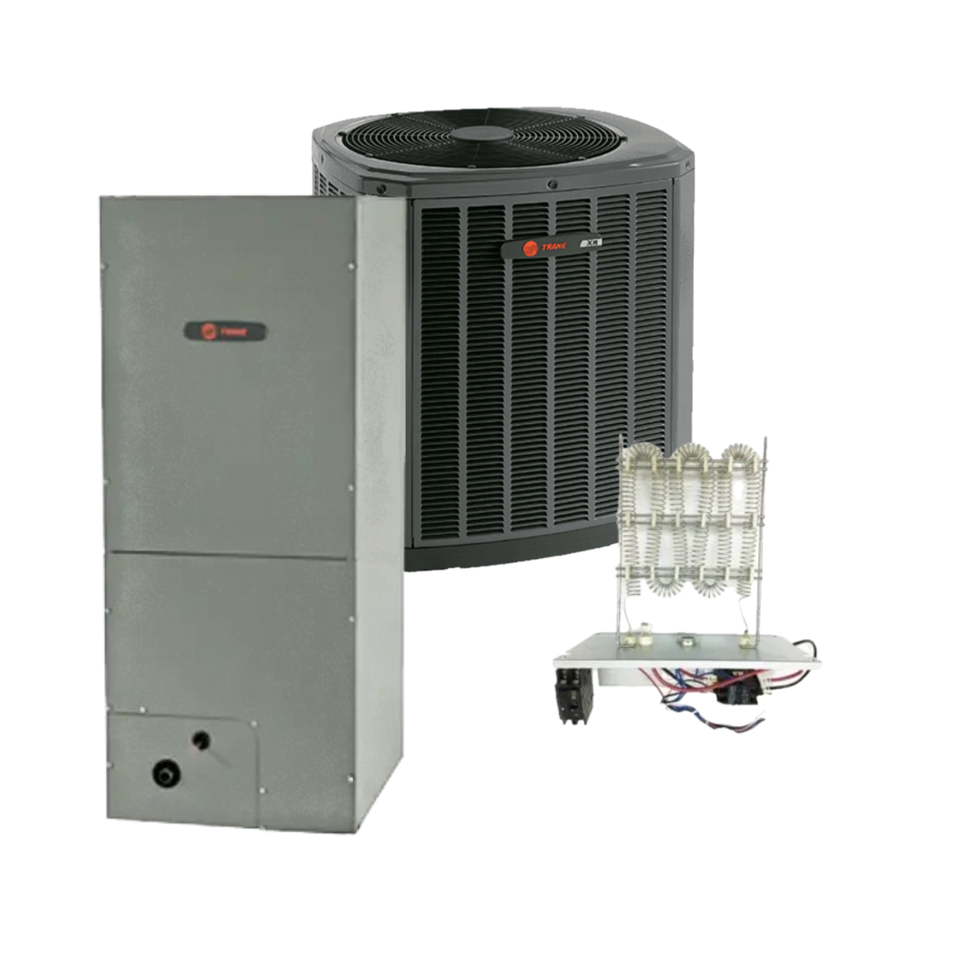 Trane - 14.3 SEER2 - 4 Ton - Single-Stage Heat Pump System with Variable Speed 36K-48K Air Handler - with install - Fort Worth TX Ready Stock